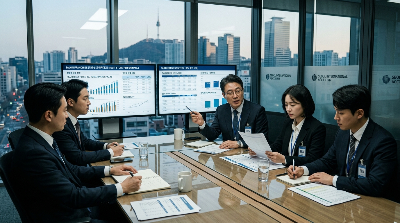 전문 세무사 실무 상담 및 질의응답 (AI 생성 이미지)
